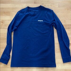 Patagonia Navy Long Sleeve Tee